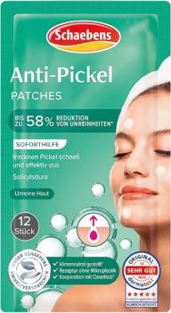 Schaebens Anti Pickel Patches unreine Haut12 Stck,